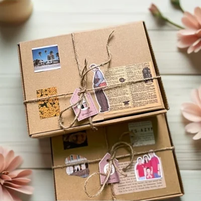 Set Combo DIY Sáng Tạo: Hộp Quà C3, Dây Cờ Handmade